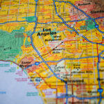 Los Angeles, karta
