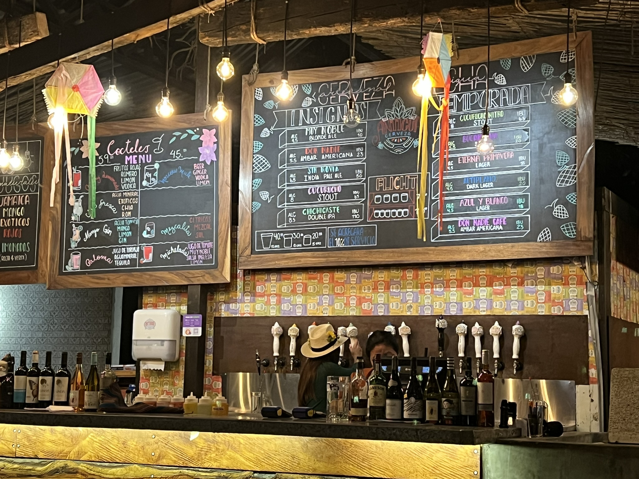 Antigua, fotspår och avtryck